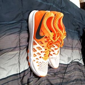 Nike Mens Train Speed 4 AMP 844102-801 Orange White Sneaker Shoes Lace Up Sz 13